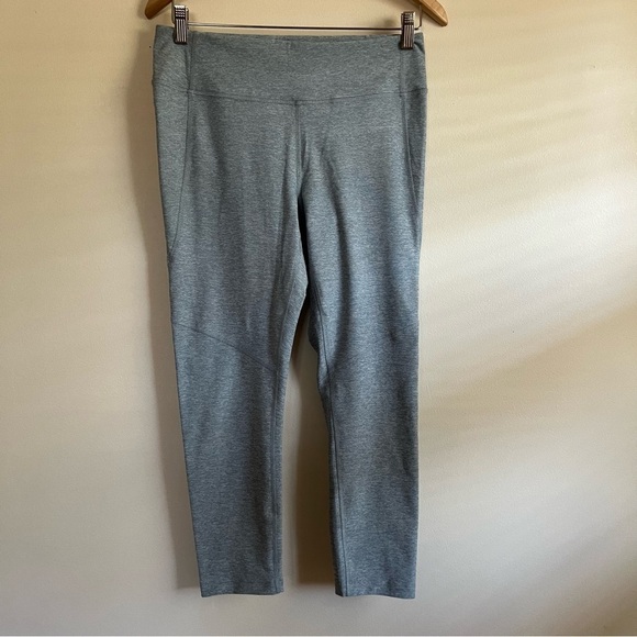 Outdoor Voices heathered blue leggings L